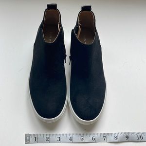 Sun + Stone (Macy’s) Sueded Black Sneakers, Size 7